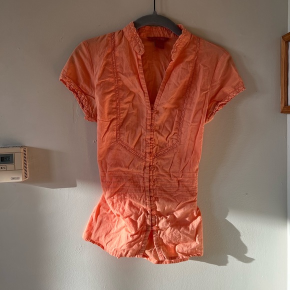 SOLD Y2K orange tie back top! - Picture 5 of 5